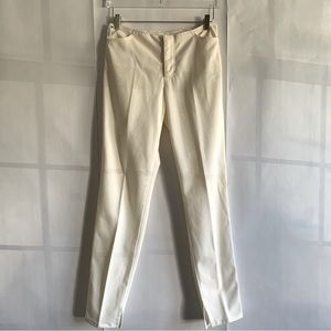 Escada Vintage High rise white Jean pants